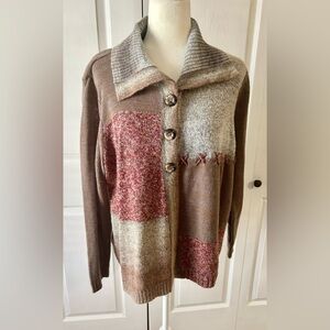 Sweater cardigan Bauxbei woman size 1x
